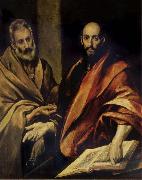 El Greco St Peter and St Paul Spain oil painting artist